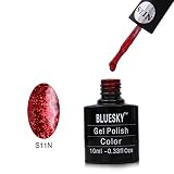 Bluesky UV LED Gel Soak Off Nail Polish, Mrs Claus