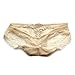 1X Nude Women's Underwear Sexy Lotus Pattern Knickers Wave Edge Panty Lingerie