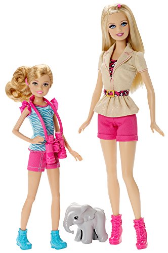 Barbie - Sisters' Safari Fun - Barbie & Stacie 2-Pack - Dolls