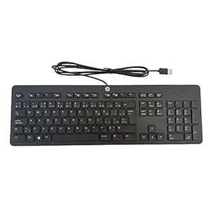 HP Hewlett Packard Business USB Slim Style Windows Enhanced Keyboard (Black)