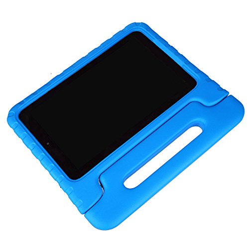NEWSTYLE Fire 7 2015 Kindergerechte Hülle EVA Case Fallschutz mit umwandelbarer Handgriff Superleichte Stoßfeste Schutzhülle Tasche Cover für Amazon Fire 7 Zoll Tablet (5. Generation – 2015 Modell) – Blau - 4