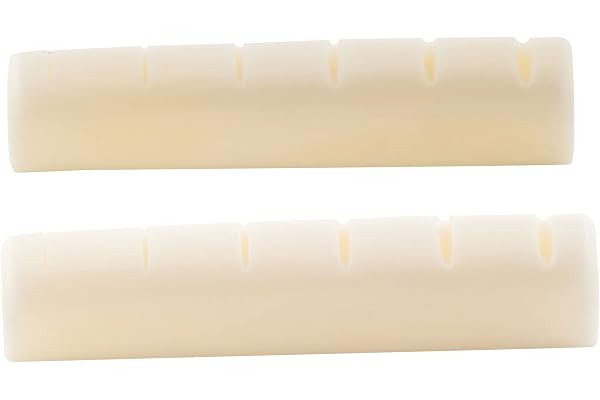 Musiclily Pro 44mm LP Style Skårad översadel Ben Elgitarr Nut (2 st)