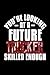 Produktbild You're looking at a future trucker skilled enough: Notebook | Journal | Diary | 110 Lined pages | 6 x 9 in | 15.24 x 22.86 cm | Doodle Book | Funny Great Gift