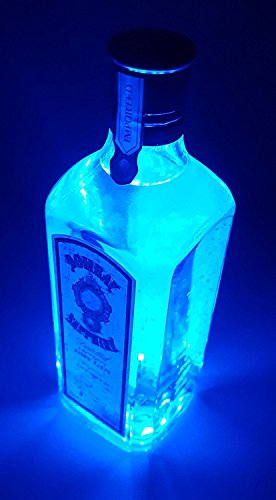 Exklusiv Bombay Sapphire LED Flaschenbeleuchtung // Light Pad 2er Set