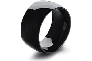 ZENSE - Anello da uomo in acciaio titanio nero ZR0164