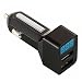 Produktbild WELUV Auto KFZ USB Ladegerät Ladekabel Zigarettenanzünder Adapter Dual Hub Car Charger 3.1 Ampere Für iPhone iPad Samsung HTC LG Smartphone Universal(Schwarz-silber)