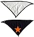 Racker-n-Roll Baby Boys' Neckerchief Blue Navy-Weiss One Size