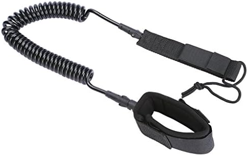 Coiled SUP Leash - iMusi Premium Design for Flat &amp; Open Water Stand Up Paddle Board