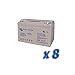 Produktbild Set 8 x Batterie 90Ah 12V GEL Deep Cycle Victron Energy Photovoltaik Camper