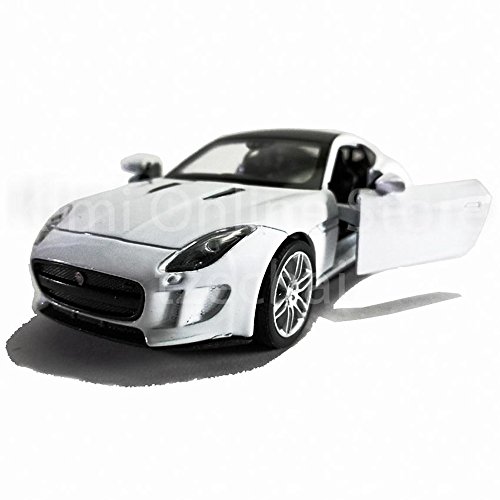 Welly 1:34-1:39 Die-Cast Jaguar F-Type Coupe Car White Color Model Collection Christmas New Gift