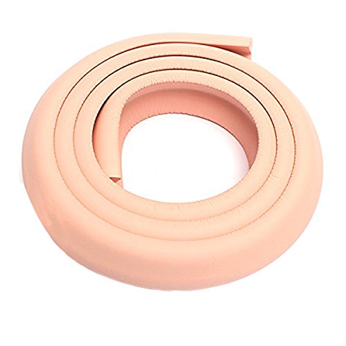 WINOMO 2M Baby Safety Table Edge Corner Protector Cushion Anti-collision Bumper Strip (Pink)