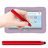 DURAGADGET Lápiz Stylus / Puntero Rojo Para Cefatronic Clan Tablet Edición Motion - Con Un Suave Puntero De Goma