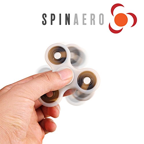 SPINAERO V2 - Fidget Hand Tri Spinner - NEW 2017 even longer spinning time! Updated and Upgraded Ceramic Bearing - Stress Relieving, High Speed Gadget, Low Resistance, Ultra Durable with Longer Spinning Time (Calming White) SPINAERO V2 - Fidget Hand Tri Spinner - NEW 2017 even longer spinning time! Updated and Upgraded Ceramic Bearing - Stress Relieving, High Speed Gadget, Low Resistance, Ultra Durable with Longer Spinning Time (Calming White)