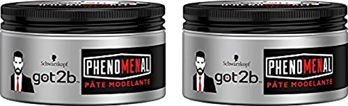 got2b - Pâte Modelante Cheveux - Phénoménal - Pot 100 ml - Lot de 2
