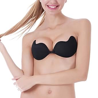 Aogolouk Self-adhesive Invisible Bra Silicone Gel Push-up