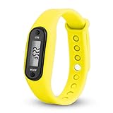 SLGJYY Männer Frauen Pedometer Elektronische Uhr, Fitness Uhr Silikonband Smart Armband Pedometer Armband Fitness Tracker