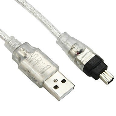 USB-Stecker auf IEEE 1394 4 Pin Stecker ilink Adapterkabel Kabel für SONY DCR-trv75e DV Firewire-Eingang - 2