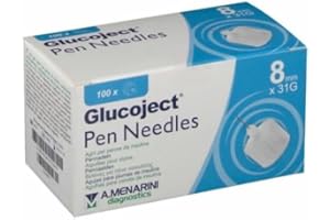 Menarini Glucoject Ago da Insulina 31gx8mm 100 Uds