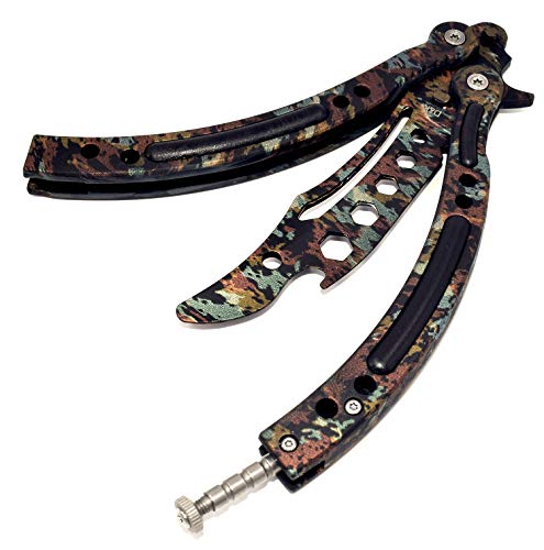 D&Kmall - Abridor de Botellas con diseño de Mariposa de tiburón, Camouflage