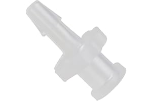 MEETOOT Luer Lock Lot de 10 adaptateurs cannelés femelles en polycarbonate pour laboratoire biochimique/instruments analytiques, machines alimentaires et équipements d'aquarium