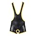 Produktbild 665 Leathers - Neoprene Open Crotch Wrestling Singlet - gelb/schwarz - Größe: Large