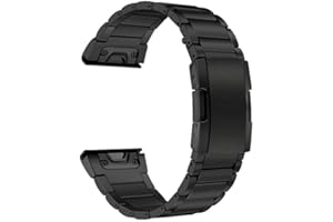 TRUMiRR Pulsera de Titanio Compatible con Garmin Fenix 7 Pro/Instinct 2 Solar/Fenix 7 Sapphire/6 Pro,22mm Brazalete de fácil Ajuste y liberación rápida Titan para Forerunner 955 945 935 965/Epix Gen 2