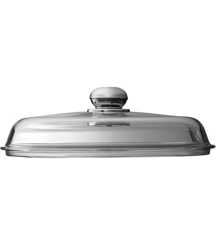 GSW 430012 Couvercle En Verre 28 Cm - Résistant à La Chaleur Pour Casseroles Et Poêles