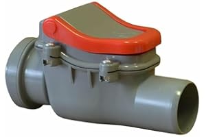 Aquer - Valvola antiritorno diametro DN 50 con tappo, antiriflusso