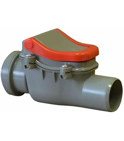 Verticale Terugslagklep DN 50, 75 Rattenbescherming Voor HT KG Buizen Afvalwater Dn Verticaal 914106593