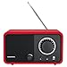 Produktbild Grundig TR 1200 Wooden Table Radio (UKW, AUX-IN) glänzend rot