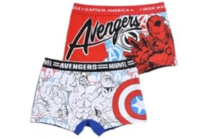 SUN CITY Due Boxer Avengers Marvel 95 % Cotone