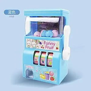 BEESCLOVER Mini Bingo Cage Lucky Fruit Bingo Cage Board Game Toy Blue*Toy Gift Child
