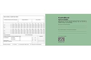 ‎RNKVERLAG RNK Verlag Kontrollbuch, DIN A5 quer, 32 Blatt, Sie erhalten 1 Stück á 32 Blatt