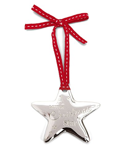 Mamas & Papas Silver Plated Hanging Star