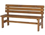 gartenbank ohne armlehne 180 cm Massivholz Fun Star 165191 Bank Tessin, Massivholz, 150 cm