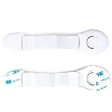 Tinksky Baby Sicherheit Sperren, Latches Tür Schrank Schrank Kühlschrank Schublade Sperrt-10 Pack(White) - 3