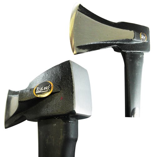 Big Leaf Spalt-Axt-Set Spaltbeil 1 kg + Spaltaxt 2,2 kg Fiberglas Holzspalter - 2