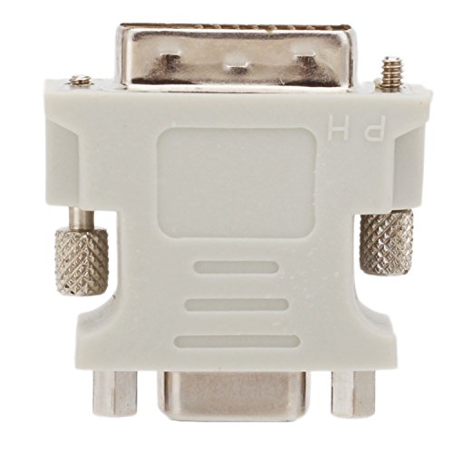 Pinzhi DVI-D (24 + 1) Dual Link Stecker auf VGA HD15 Buchse Adapter Konverter für PC Laptop