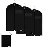 HELPAT 3X Kleidersack inkl. Schuhbeutel | 100 x 60 cm | schwarz |...