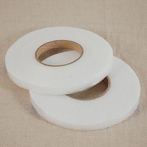4 Pieces 70 Yard Ironing Tape Iron-on Hem Tape Fabric Self-adhesive Hemming Tape No Sew Hem Tape Roll 15 mm, 20 mm Wide for Clothing