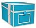 Produktbild Semikolon CD und Fotobox turquoise (türkis) | Sammel-Box und Aufbewahrungsbox mit 5 variablen Registerkarten (Einschüben) | geräumige Box im Format 17,7 x 15,7 x 25,6 cm