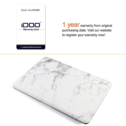 iDOO MacBook Schutzh  lle   Hard Case Cover Laptop H  lle  F  r MacBook Pro 13 Zoll mit Retina Display - ohne CD-Laufwerk  A1425 A1502  - matt  wei  e