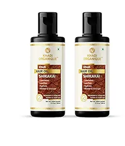 Khadi Organique Shikakai Hair Oil pack of 2