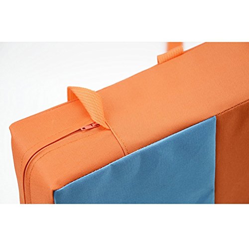 Pixnor Oxford zerlegbar verstellbare Kinder Esszimmer Stuhl Booster Kissen schnell wischen sauber Baby-Kinder-Sitze (Orange) - 3