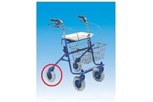 SUNDO HOMECARE GMBH 2 Stück PU-Ersatzräder für Rollator oder Gehwagen