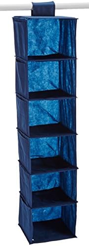 Innovative Home Creations 48 x 11 x 11-inch 6-Shelf Yarn and Craft Organizer, Navy