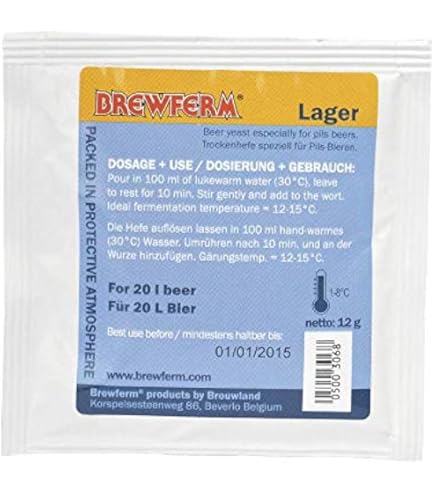 BREWFERM Bierhefe TOP | Obergärige Trockenhefe Für Ale & IPA | 6g Für 10 Liter Bier