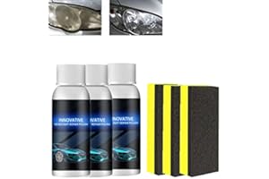 Bonseor Innovative Headlight Repair Polish, Car Headlight Repair Fluid, Car Headlight Cleaner (30 ML,3 pcs)