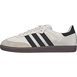 adidas samba rm (ftwr white / ftwr white / grey two) Hochwertiges Obermaterial aus Glatt- und Veloursleder ist strapazierfähig und langlebig