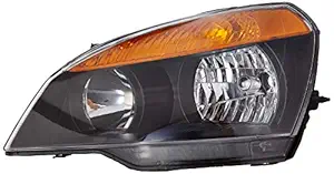 Uno Minda HL-55008CY Head Light Black Bezel-with Wire-LH for TATA Indigo CS